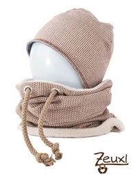 Zeuxl | Kuschel-Schal und Mütze