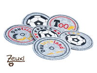 Zeuxl | Glasuntersetzer Fußball