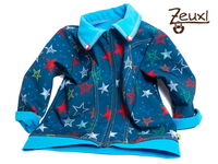 Zeuxl | Softshelljacke bunte Sterne