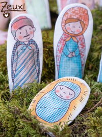 Zeuxl | Fingerpüppchen-Krippe