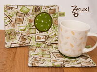 Zeuxl | Mug Rug Weihnachtspost