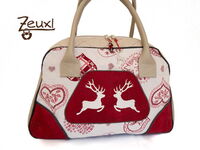 Zeuxl | Retrobag Hirsch Rot-Weiß