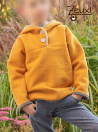 Zeuxl | Walkhoodie in Senf