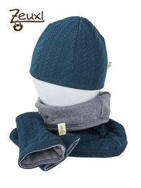 Zeuxl | Warmes Set mit Zopfmuster