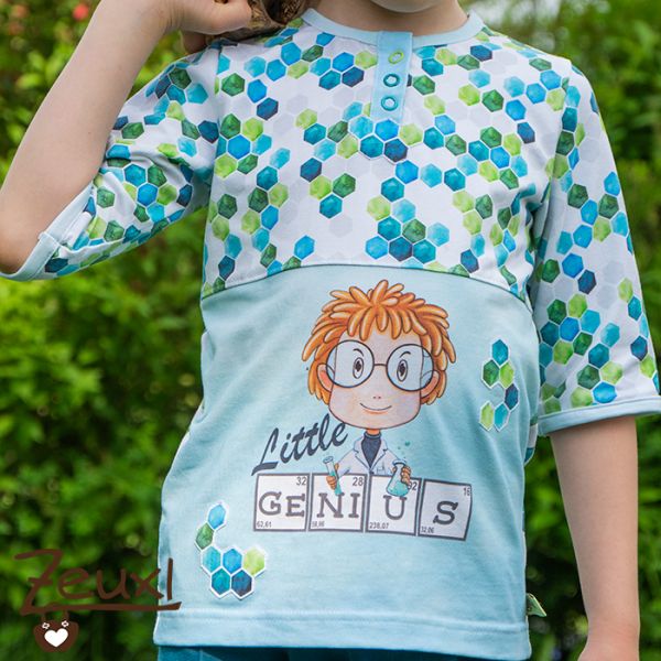 Zeuxl Shirt little Genius