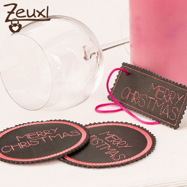 Zeuxl Weihnachtliche Untersetzer und Anhänger