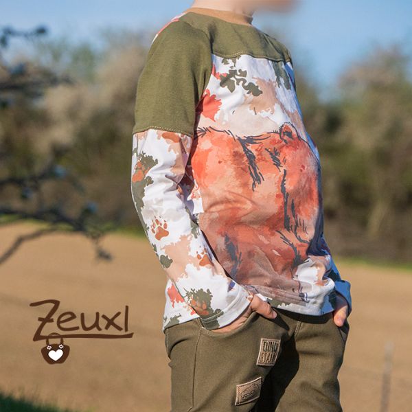 Zeuxl Bär mit Camouflage