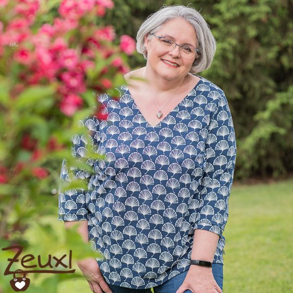 Zeuxl Eve Shirt in Blau