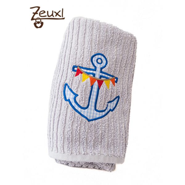 Zeuxl Handtuch mit Anker und Namen