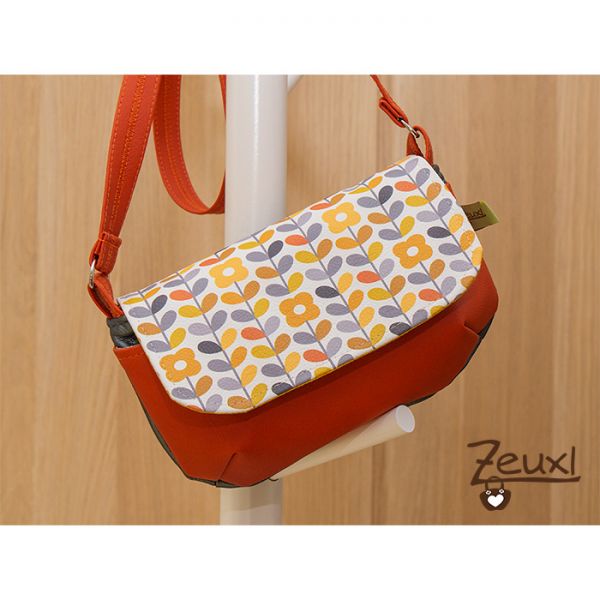 Zeuxl Tasche Eleni mit Blumen