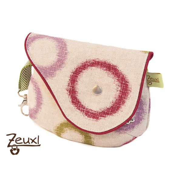 Zeuxl Bunte Kringel Clutch
