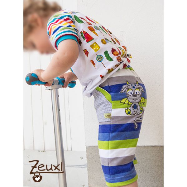 Zeuxl Ein Drache auf Streifen