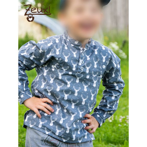 Zeuxl Hemd mit Hirschen