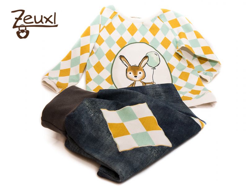 Zeuxl Kleidungset Der kleine Osterhase
