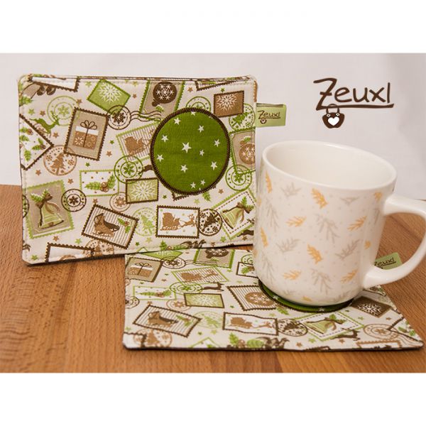 Zeuxl Mug Rug Weihnachtspost