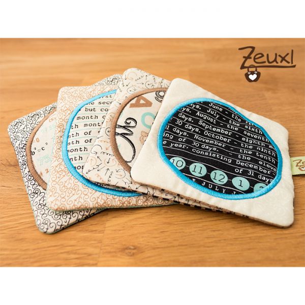Zeuxl schlichte Mug Rugs