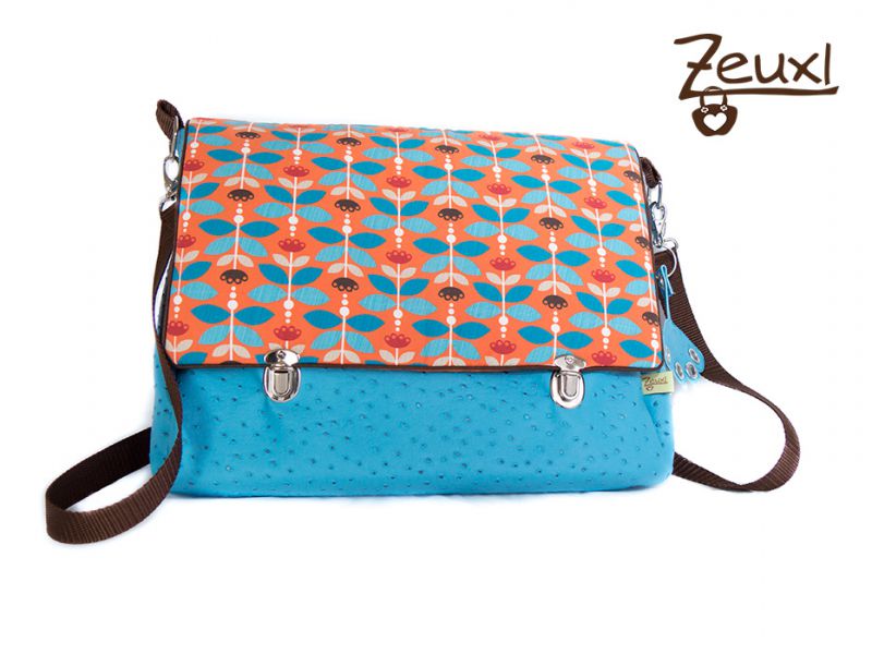Zeuxl Retrotasche Blumen-Strauß