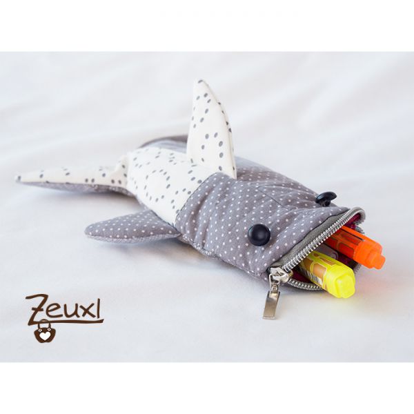 Zeuxl Stiftemäppchen Haifisch