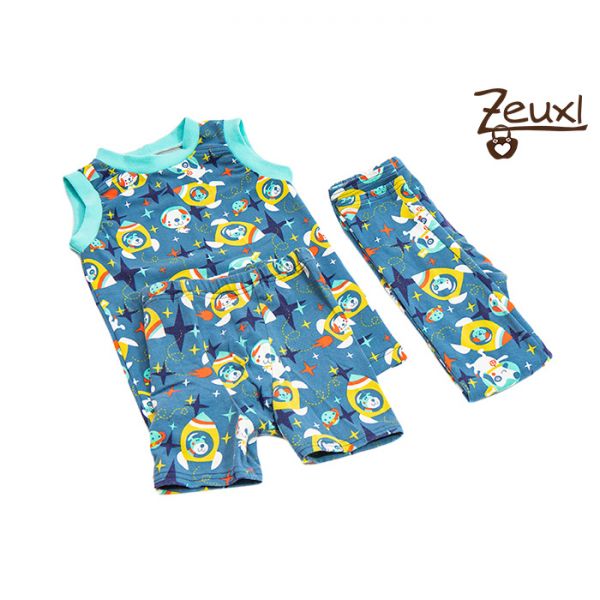 Zeuxl Unterwäsche mit Tierastronauten