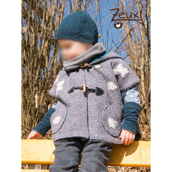 Zeuxl Waldtiere Walkwichtel-Poncho