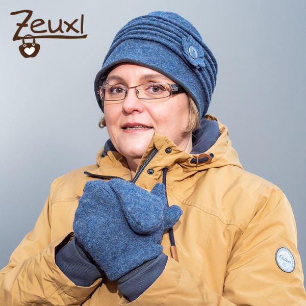 Zeuxl Walkhandschuhe mit Mütze