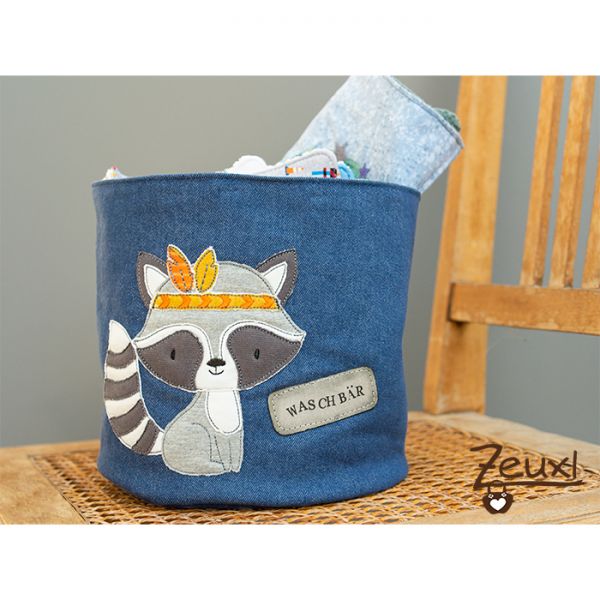 Zeuxl Waschbär Utensilo